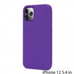 Wholesale Slim Pro Silicone Full Corner Protection Case for iPhone 12 Mini 5.4 inch (Purple)